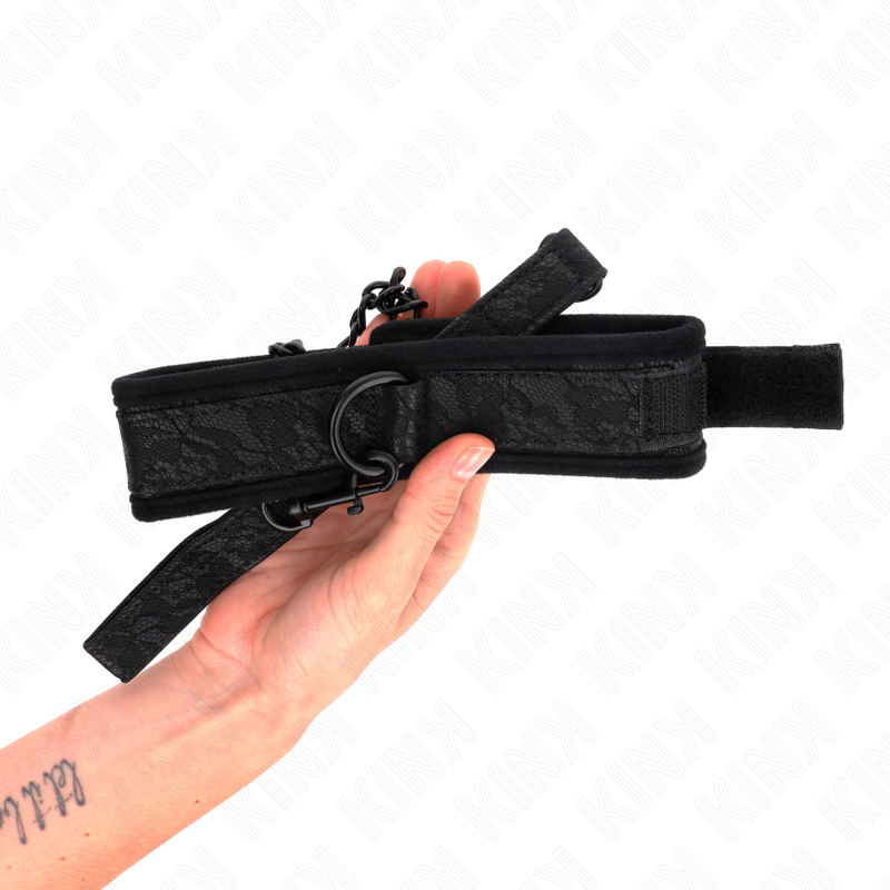 KINK - BASIC MODEL COLLAR WITH LEASH 77 CM MODEL 5 AJUSTABLE 34-54 CM X 5 CM 5 KINK - BASIC MODEL COLLAR WITH LEASH 77 CM MODEL 5 AJUSTABLE 34-54 CM X 5 CM - obrazek 5