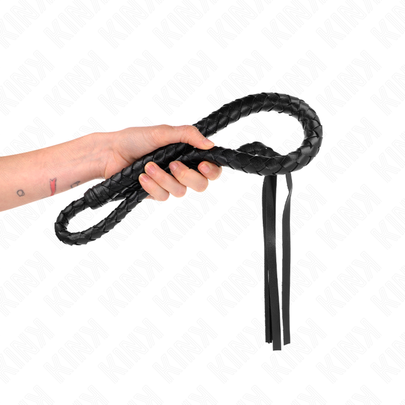 KINK - LONG WHIP WITH BEADS 110 CM 3 KINK - LONG WHIP WITH BEADS 110 CM - obrazek 3