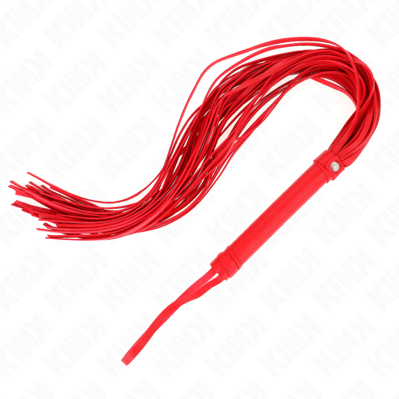 KINK - RED SOFT PVC WHIP 70 CM 2 KINK - RED SOFT PVC WHIP 70 CM - obrazek 2