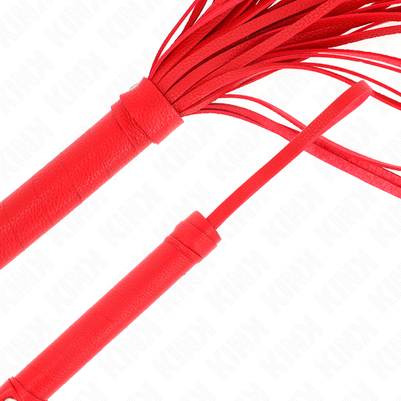 KINK - RED SOFT PVC WHIP 70 CM 5 KINK - RED SOFT PVC WHIP 70 CM - obrazek 5
