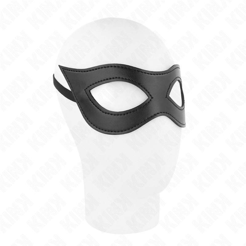 KINK - LEATHERETTE MASK MODEL 2 23 x 7.5 CM 3 KINK - LEATHERETTE MASK MODEL 2 23 x 7.5 CM - obrazek 3