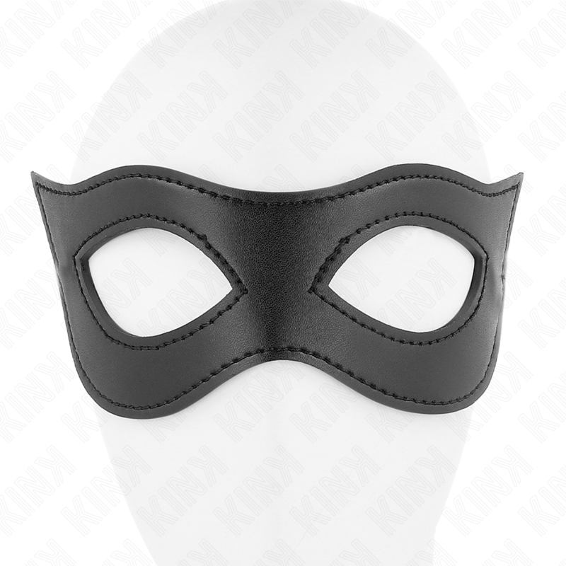 KINK - LEATHERETTE MASK MODEL 2 23 x 7.5 CM 4 KINK - LEATHERETTE MASK MODEL 2 23 x 7.5 CM - obrazek 4