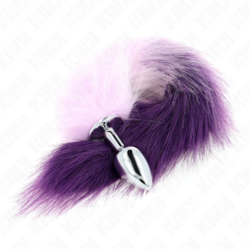 KINK - ANAL PLUG SIZE S 7 X 3 CM WITH SYNTHETIC TAIL 40 CM PURPLE 3 KINK - ANAL PLUG SIZE S 7 X 3 CM WITH SYNTHETIC TAIL 40 CM PURPLE - obrazek 3