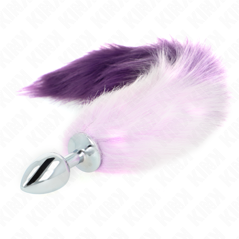 KINK - ANAL PLUG SIZE S 7 X 3 CM WITH SYNTHETIC TAIL 40 CM PURPLE 2 KINK - ANAL PLUG SIZE S 7 X 3 CM WITH SYNTHETIC TAIL 40 CM PURPLE - obrazek 2