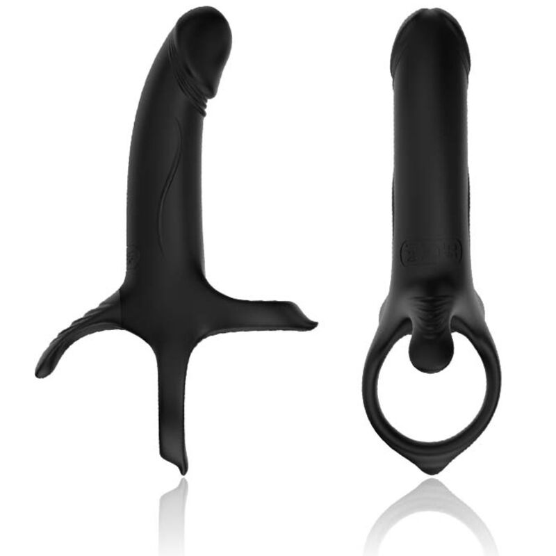 ARMONY - DILDO WITH RING VIBRATOR BLACK 2 ARMONY - DILDO WITH RING VIBRATOR BLACK - obrazek 2
