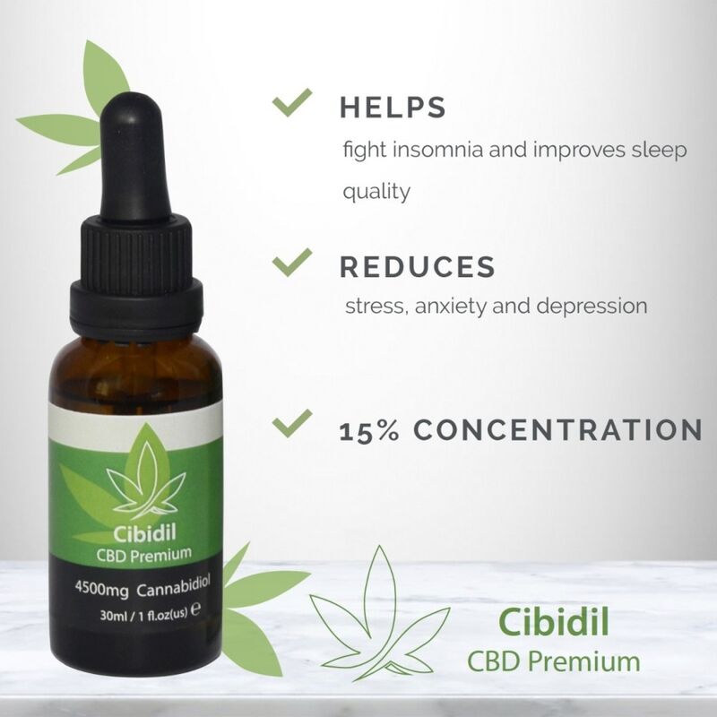 500 COSMETICS - CIBIDIL RELAXING CBD OIL 15 % 30 ML 3 500 COSMETICS - CIBIDIL RELAXING CBD OIL 15 % 30 ML - obrazek 3