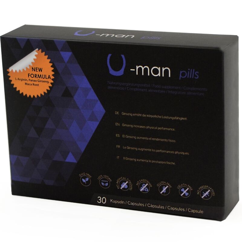 500 COSMETICS - U-MAN ENHANCES PENIS SIZE AND SEXUAL POWER - 30 CAPSULES 2 500 COSMETICS - U-MAN ENHANCES PENIS SIZE AND SEXUAL POWER - 30 CAPSULES - obrazek 2