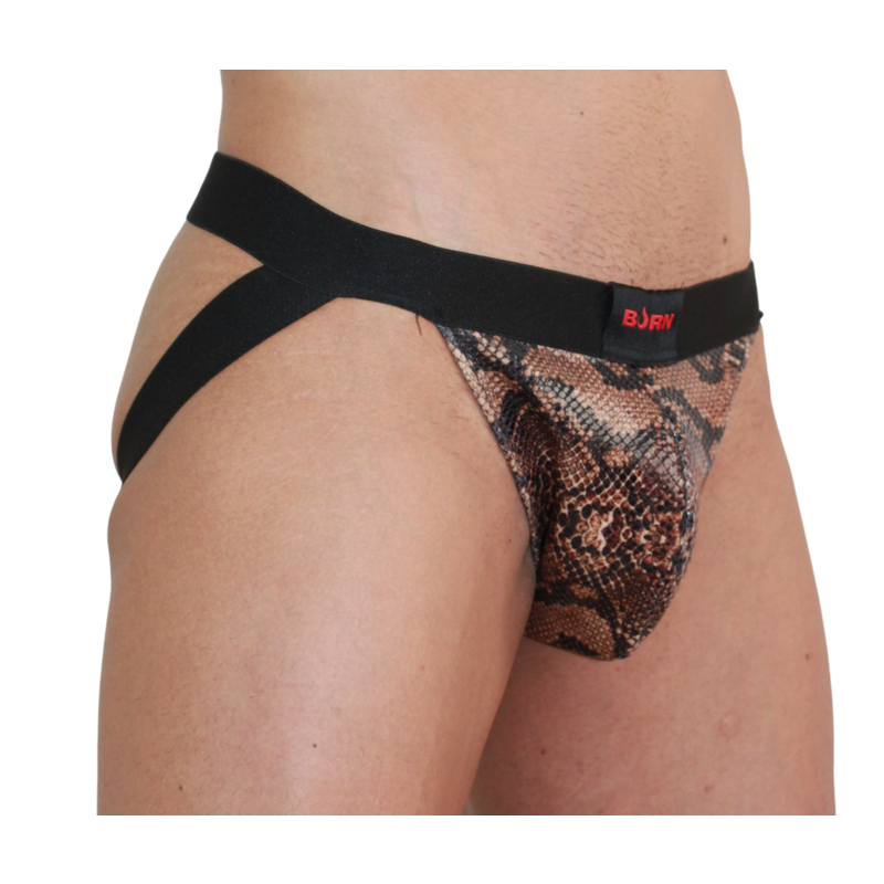 BURN - 002 JOCK SNAKE BLACK S 2 BURN - 002 JOCK SNAKE BLACK S - obrazek 2