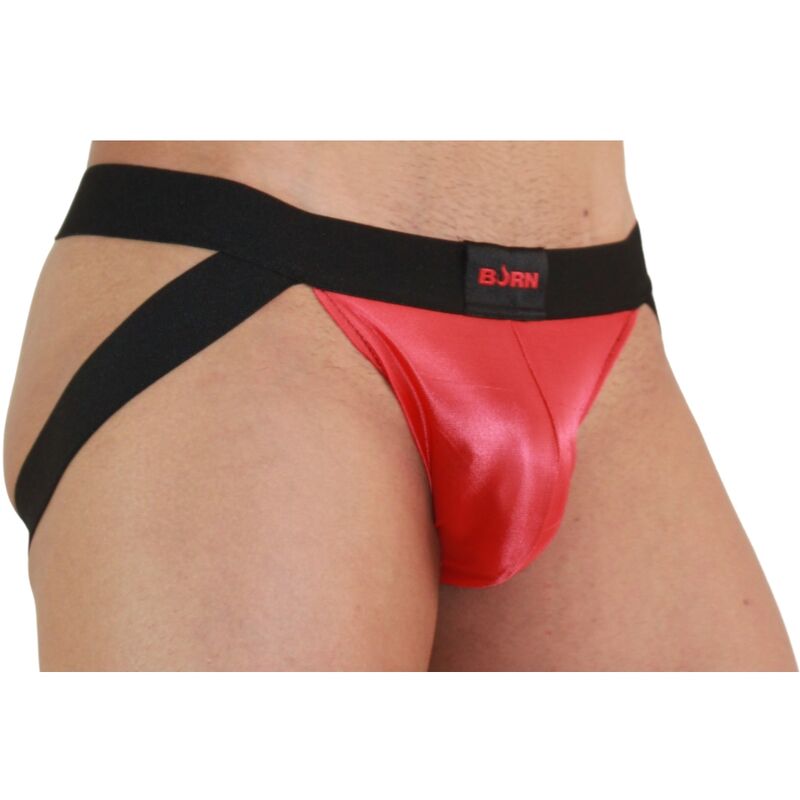 BURN - 010 JOCK RED / BLACK S 2 BURN - 010 JOCK RED / BLACK S - obrazek 2