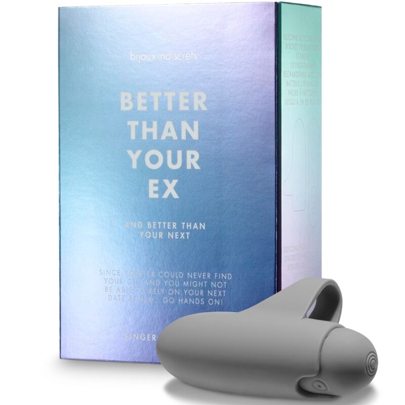 BIJOUX - BETTER THAN YOUR EX VIBRATOR BULLET 10 VIBRATIONS GREY 2 BIJOUX - BETTER THAN YOUR EX VIBRATOR BULLET 10 VIBRATIONS GREY - obrazek 2