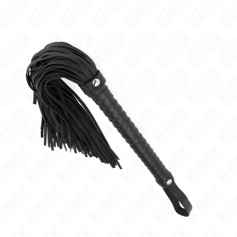KINK - WHIP WITH BLACK TEXTURED HANDLE 48.5 CM 3 KINK - WHIP WITH BLACK TEXTURED HANDLE 48.5 CM - obrazek 3