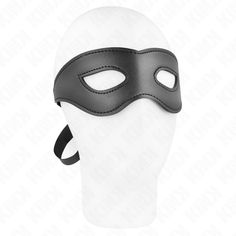 KINK - LEATHERETTE MASK MODEL 1 30 x 7 CM 3 KINK - LEATHERETTE MASK MODEL 1 30 x 7 CM - obrazek 3