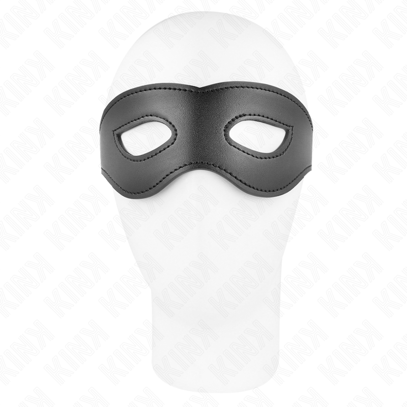 KINK - LEATHERETTE MASK MODEL 1 30 x 7 CM 2 KINK - LEATHERETTE MASK MODEL 1 30 x 7 CM - obrazek 2