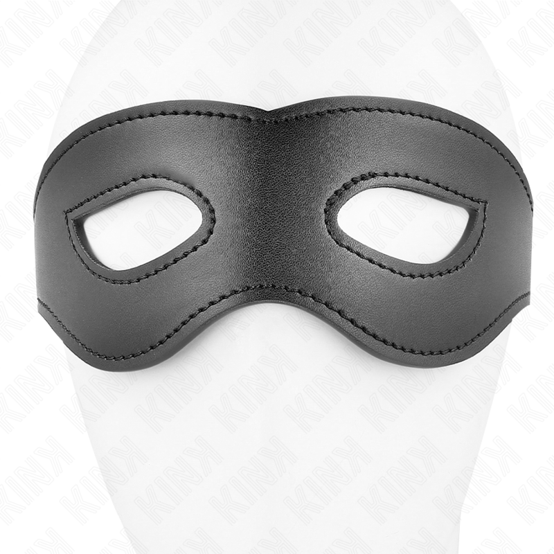 KINK - LEATHERETTE MASK MODEL 1 30 x 7 CM 4 KINK - LEATHERETTE MASK MODEL 1 30 x 7 CM - obrazek 4