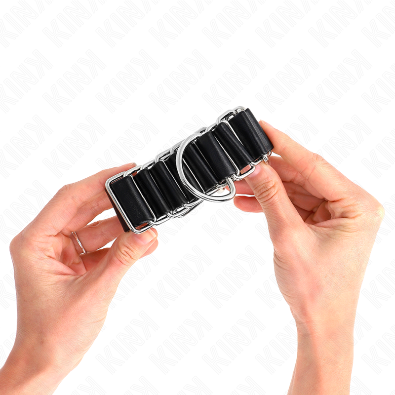 KINK - HINGE-LIKE THIN WRIST RESTRAINTS BLACK ADJUSTRABLE 16-22 CM X 3.5 CM 3 KINK - HINGE-LIKE THIN WRIST RESTRAINTS BLACK ADJUSTRABLE 16-22 CM X 3.5 CM - obrazek 3