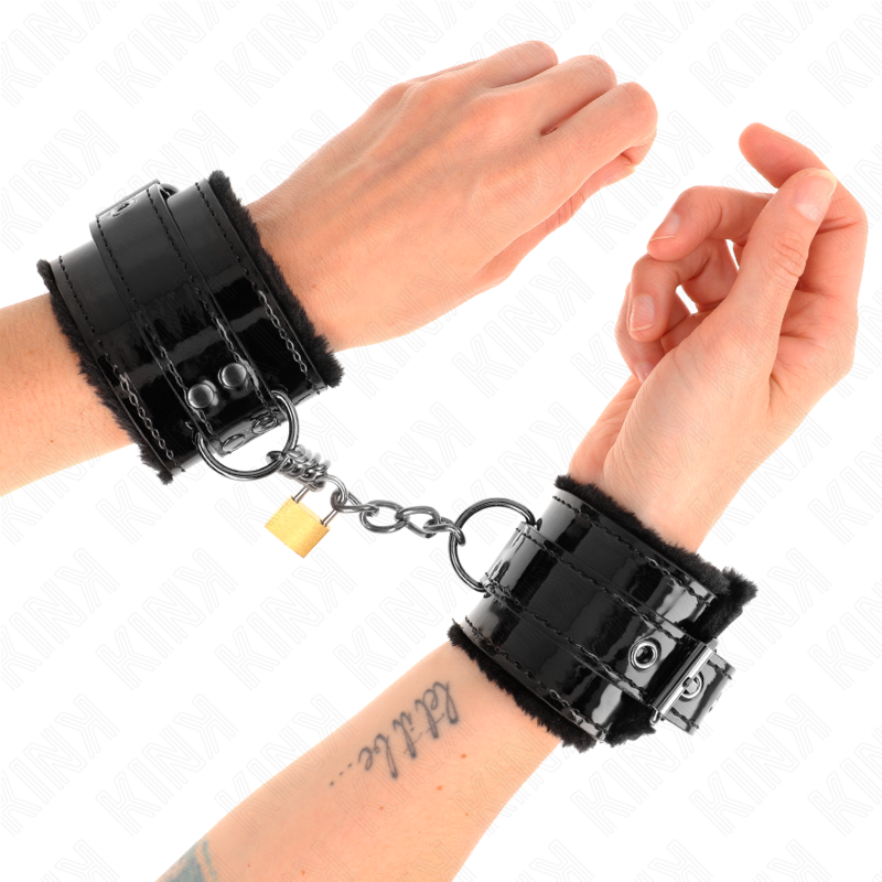KINK - LIGHT WRIST RESTRAINTS WITH A COPPER LOCK ADJUSABLE 17-29 CM X 5.5 CM 4 KINK - LIGHT WRIST RESTRAINTS WITH A COPPER LOCK ADJUSABLE 17-29 CM X 5.5 CM - obrazek 4