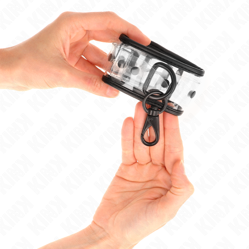 KINK - CLEAR WRIST CUFFS ADJUSTABLE 18-30 CM X 5.5 CM 3 KINK - CLEAR WRIST CUFFS ADJUSTABLE 18-30 CM X 5.5 CM - obrazek 3