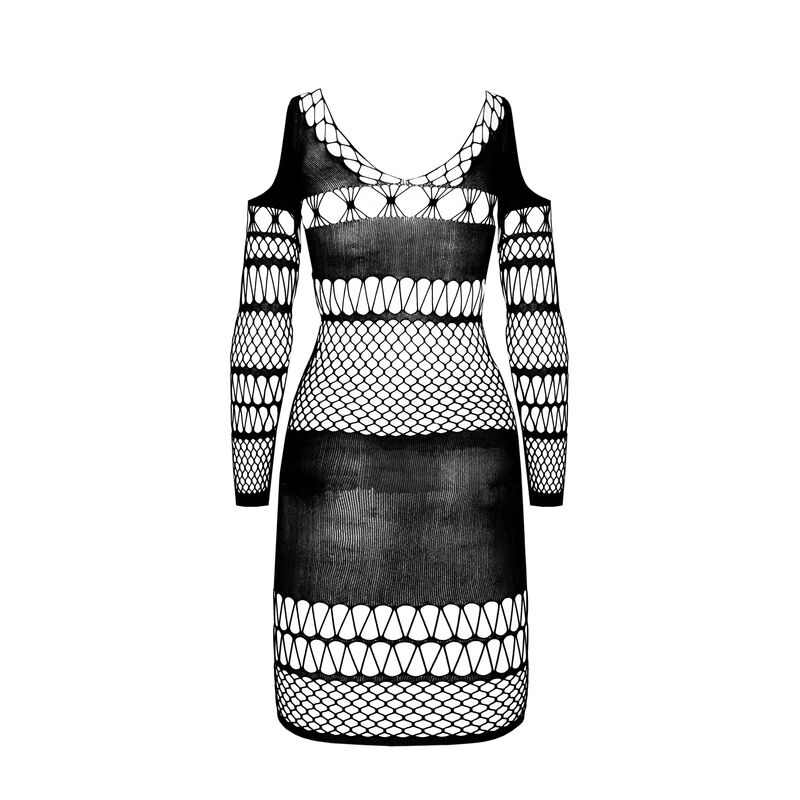 PASSION - BS 105 BODYSTOCKING RED ONE SIZE 4 PASSION - BS 105 BODYSTOCKING RED ONE SIZE - obrazek 4