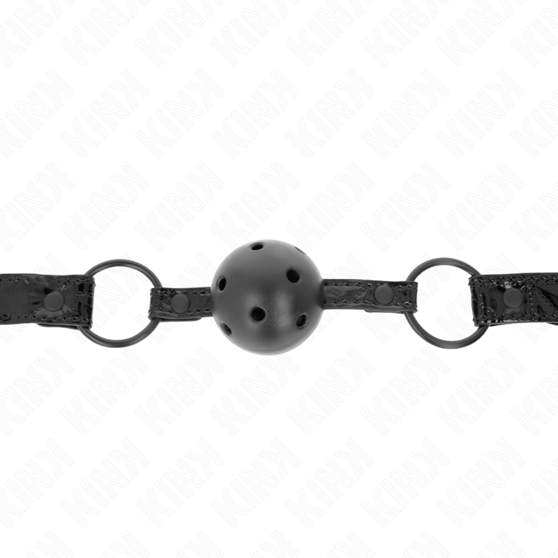 KINK - DIAMOND PATTERN BALL 4.5 CM GAG MODEL 3 64.5 CM ADJUSTABLE 42-60 CM 3 KINK - DIAMOND PATTERN BALL 4.5 CM GAG MODEL 3 64.5 CM ADJUSTABLE 42-60 CM - obrazek 3