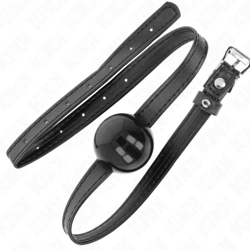 KINK - SMALL SIMPLICITY STRAP BALL 4 CM GAG 60 x 2 CM 2 KINK - SMALL SIMPLICITY STRAP BALL 4 CM GAG 60 x 2 CM - obrazek 2