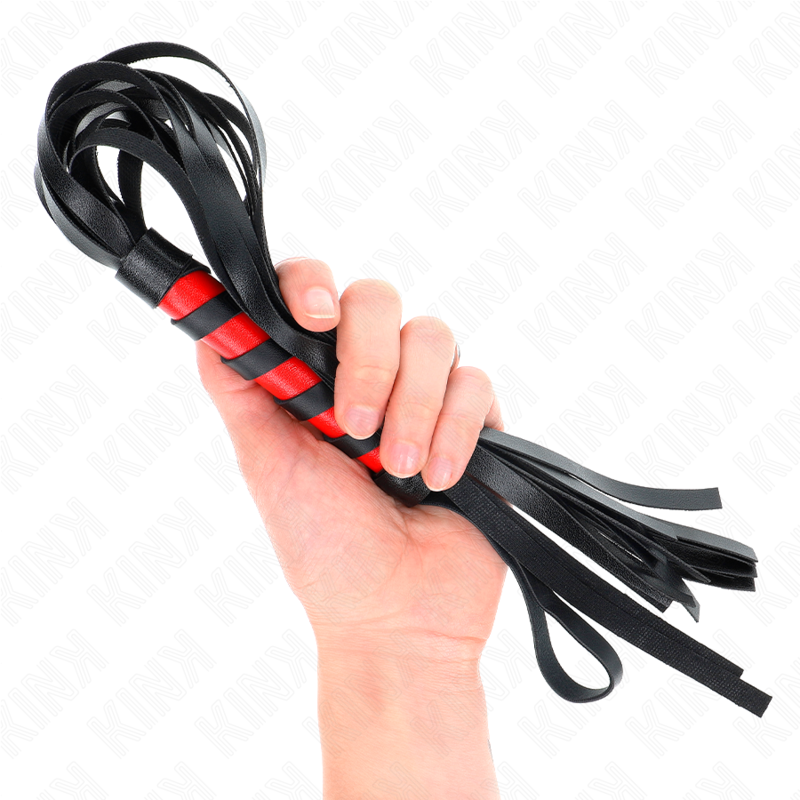 KINK - SHORT HANDLE WHIP 45 CM 2 KINK - SHORT HANDLE WHIP 45 CM - obrazek 2