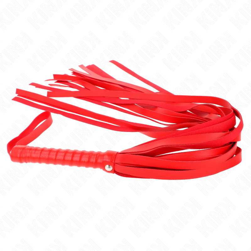 KINK - RED SHORT HANDLE LONG TAIL WHIP 70 CM 5 KINK - RED SHORT HANDLE LONG TAIL WHIP 70 CM - obrazek 5
