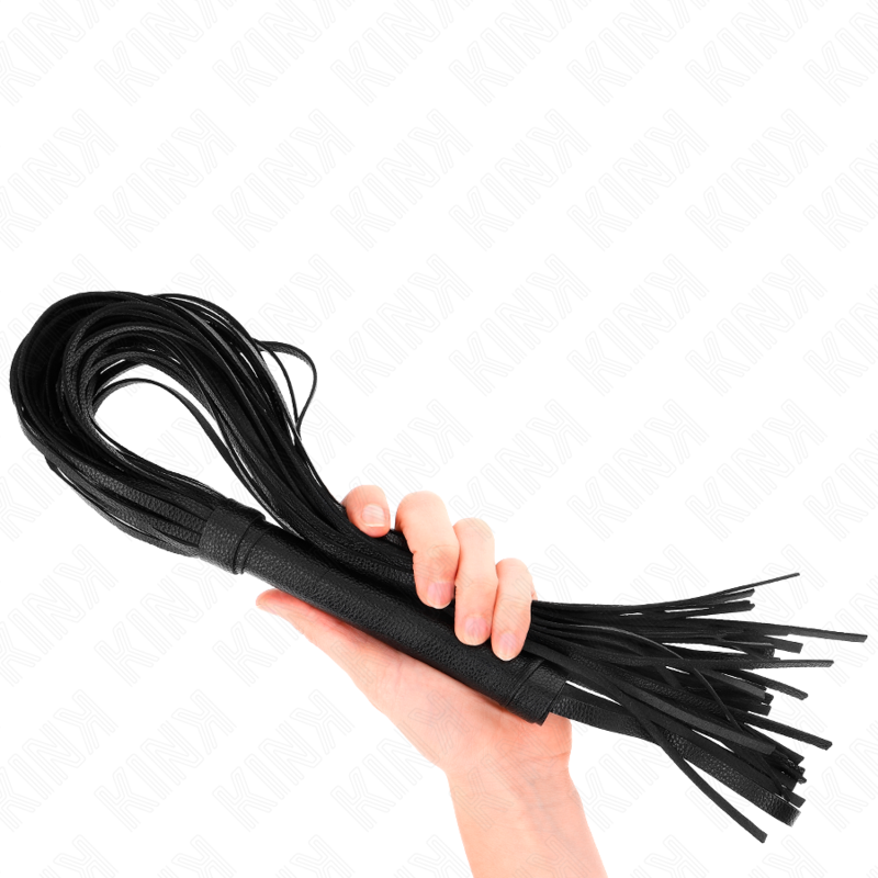 KINK - BLACK SOFT PVC WHIP 70 CM 4 KINK - BLACK SOFT PVC WHIP 70 CM - obrazek 4