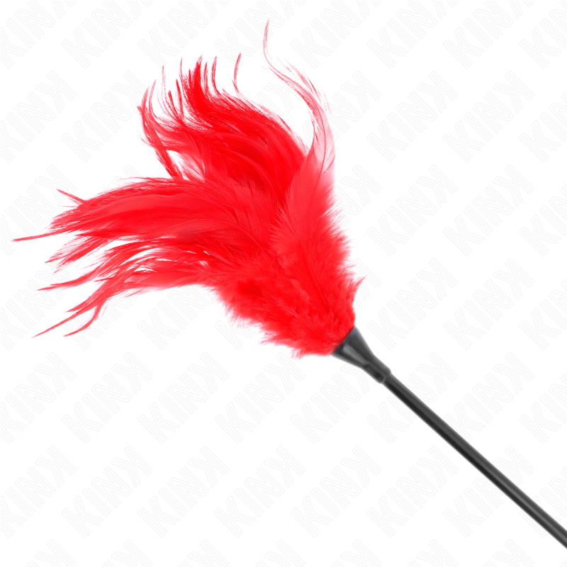 KINK - MULTIPLE RED TICKLE FEATHERS 45 CM 5 KINK - MULTIPLE RED TICKLE FEATHERS 45 CM - obrazek 5