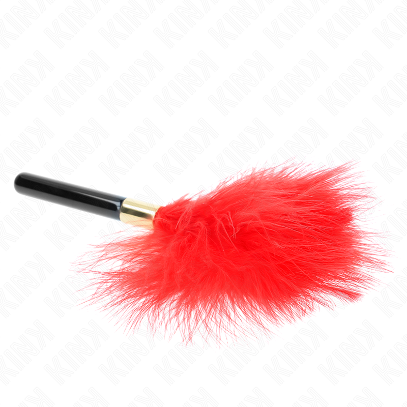 KINK - RED GOLD METAL TICKLE FEATHERS 18 CM 4 KINK - RED GOLD METAL TICKLE FEATHERS 18 CM - obrazek 4