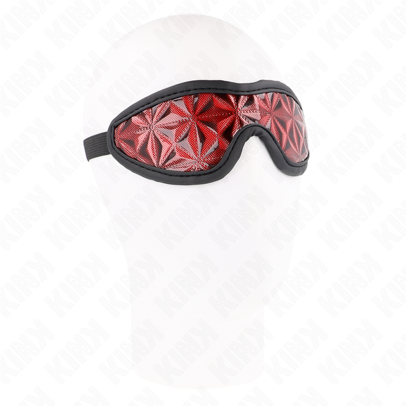 KINK - RED DIAMOND PATTERN HEADBAND 20.5 x 6 CM 3 KINK - RED DIAMOND PATTERN HEADBAND 20.5 x 6 CM - obrazek 3