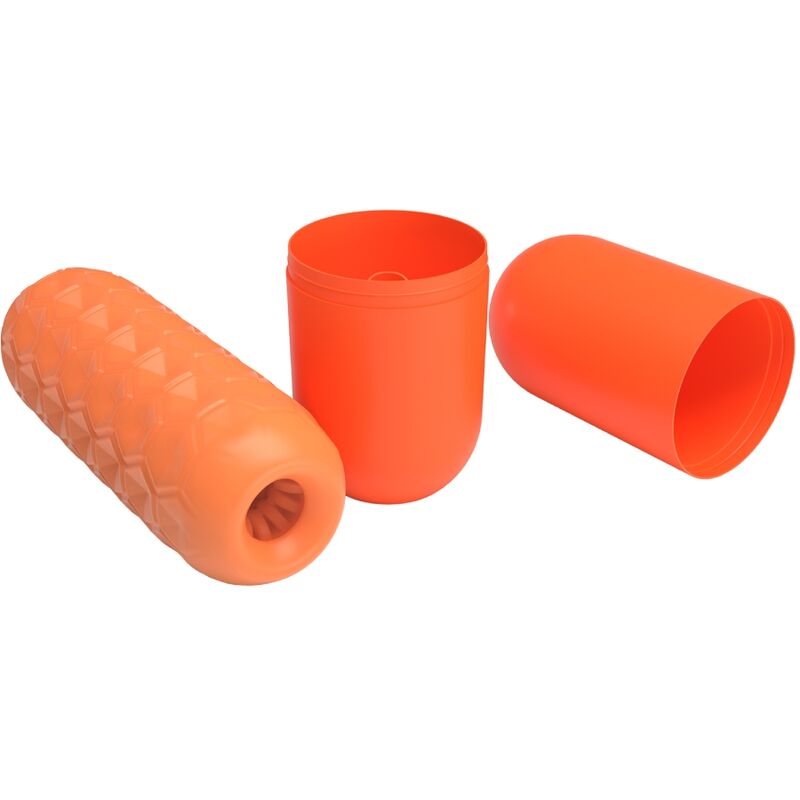 PRETTY LOVE - TWIN BALLS MALE MASTURBATOR ORANGE 2 PRETTY LOVE - TWIN BALLS MALE MASTURBATOR ORANGE - obrazek 2