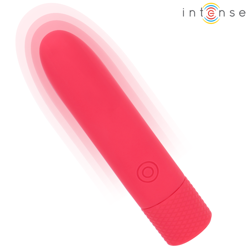 INTENSE - SYMONE USB RECHARGEABLE VIBRATING BULLET 8 VIBRATIONS RED 10 X 2.2 CM 2 INTENSE - SYMONE USB RECHARGEABLE VIBRATING BULLET 8 VIBRATIONS RED 10 X 2.2 CM - obrazek 2