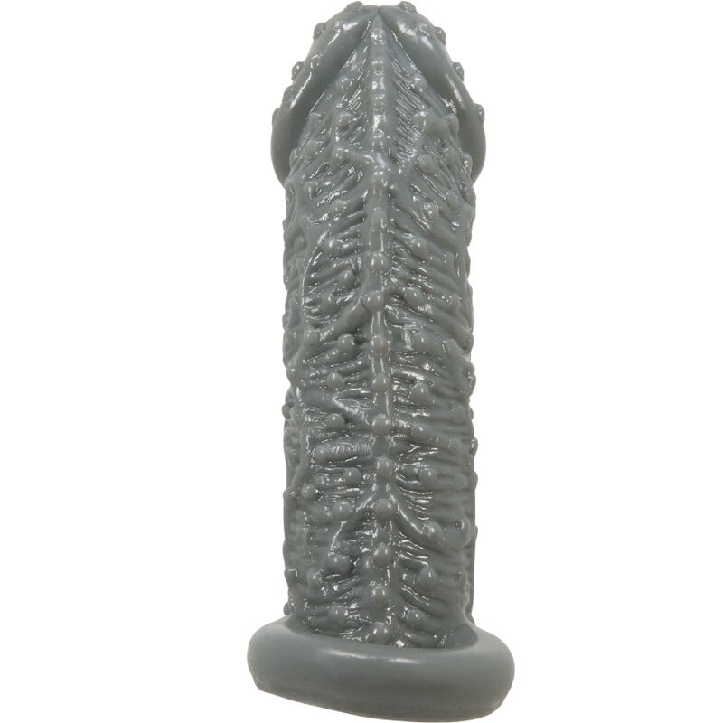 PRETTY LOVE - REALISTIC PENIS ENLARGER AND DELAY SLEEVE MODEL 2 GREY 3 PRETTY LOVE - REALISTIC PENIS ENLARGER AND DELAY SLEEVE MODEL 2 GREY - obrazek 3