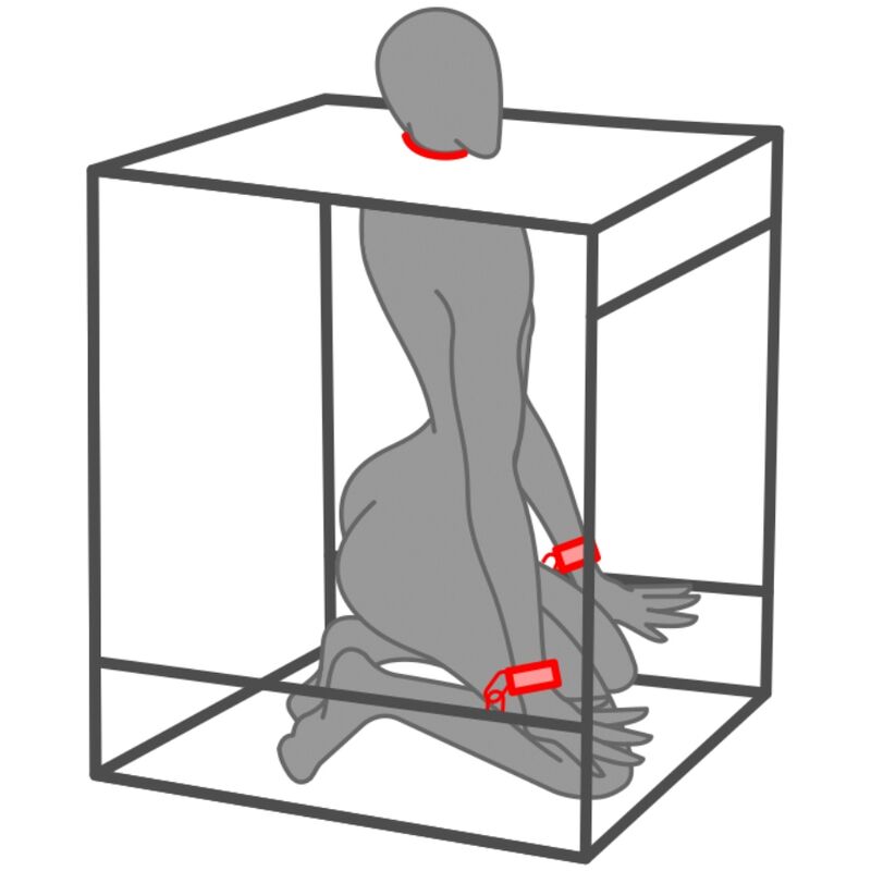 SECRET DOME - KINK CLUB CABINA BUKKAKE BLACK RED 3 SECRET DOME - KINK CLUB CABINA BUKKAKE BLACK RED - obrazek 3