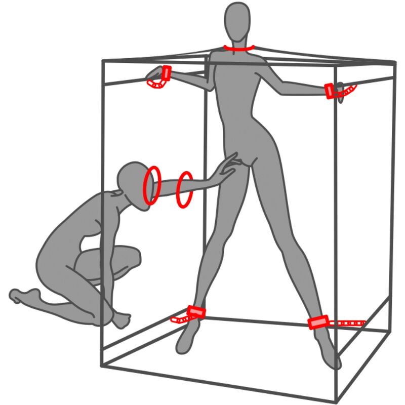 SECRET DOME - KINK CLUB CABIN SCANDALE BLACK RED 5 SECRET DOME - KINK CLUB CABIN SCANDALE BLACK RED - obrazek 5