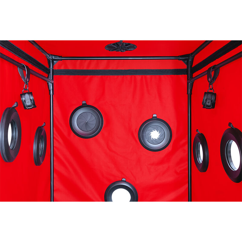 SECRET DOME - KINK CLUB CABIN SCANDALE BLACK RED 2 SECRET DOME - KINK CLUB CABIN SCANDALE BLACK RED - obrazek 2
