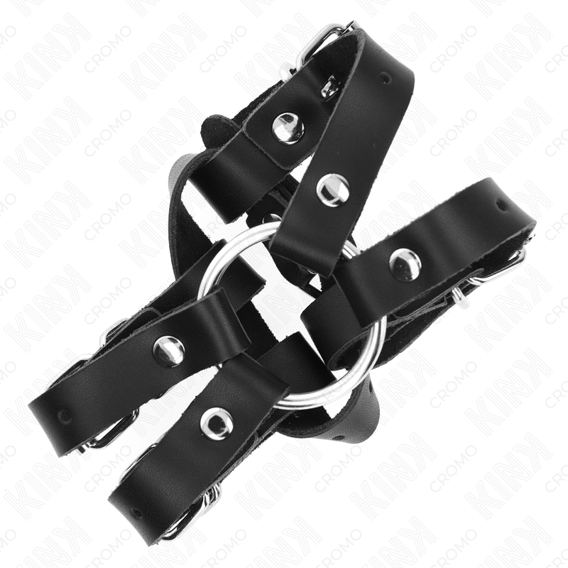 KINK - PENIS RING WITH MULTIPLE ADJUSTABLE STRAPS 3 KINK - PENIS RING WITH MULTIPLE ADJUSTABLE STRAPS - obrazek 3