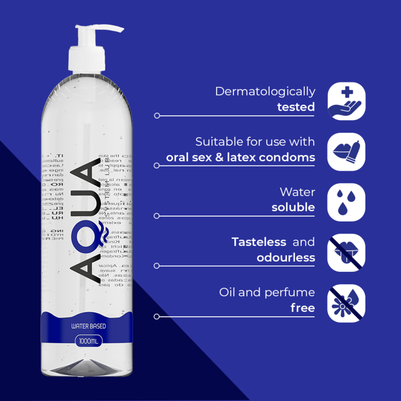 AQUA QUALITY - WATER BASED LUBRICANT 1000 ML 4 AQUA QUALITY - WATER BASED LUBRICANT 1000 ML - obrazek 4