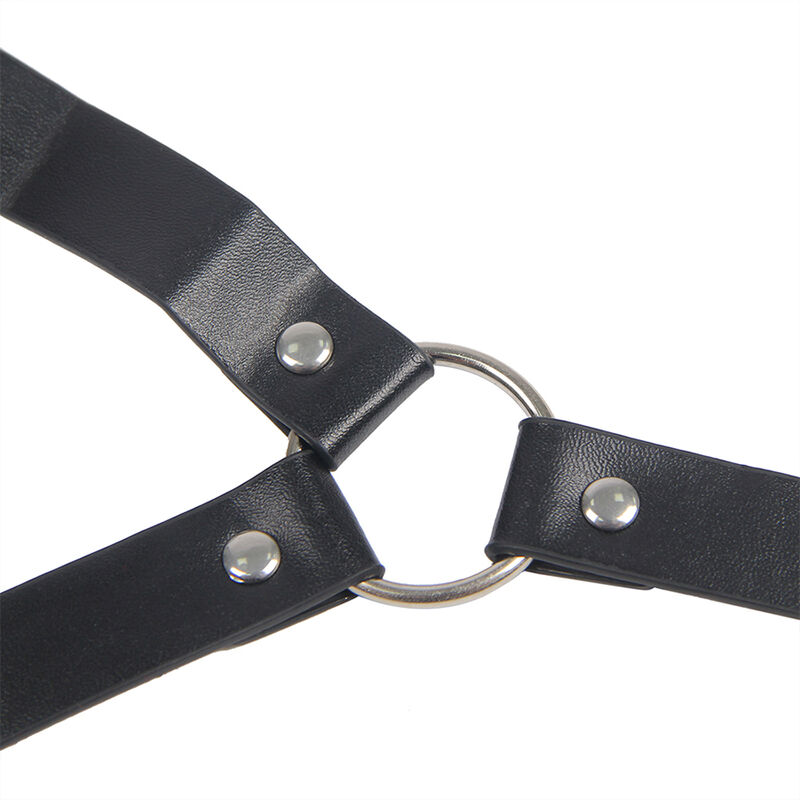 SUBBLIME - 953720 BONDAGE LEATHER STRAP BREAST CLAMPS BLACK ONE SIZE 3 SUBBLIME - 953720 BONDAGE LEATHER STRAP BREAST CLAMPS BLACK ONE SIZE - obrazek 3