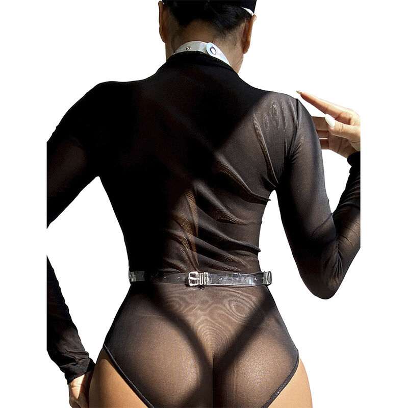 SUBBLIME - 953737 CHEST HARNESS WITH RINGS AND CHAINS SILVER ONE SIZE 3 SUBBLIME - 953737 CHEST HARNESS WITH RINGS AND CHAINS SILVER ONE SIZE - obrazek 3