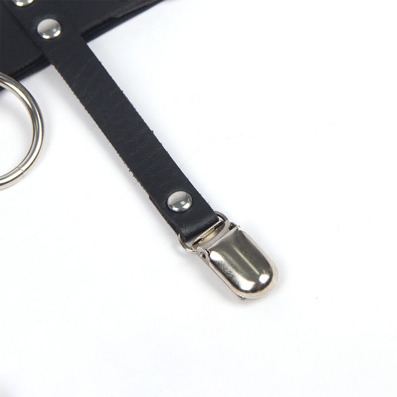 SUBBLIME - 953744 ADJUSTABLE LEATHER PUNK GARTER BLACK ONE SIZE 5 SUBBLIME - 953744 ADJUSTABLE LEATHER PUNK GARTER BLACK ONE SIZE - obrazek 5