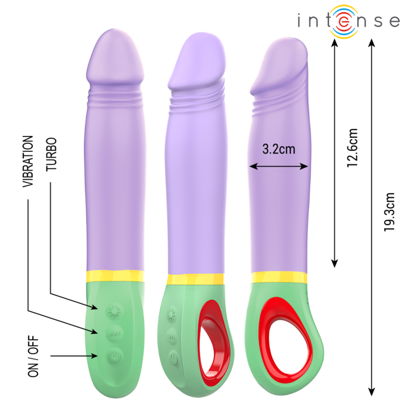 INTENSE - VELMA CLASSIC PURPLE VIBRATOR 2 INTENSE - VELMA CLASSIC PURPLE VIBRATOR - obrazek 2