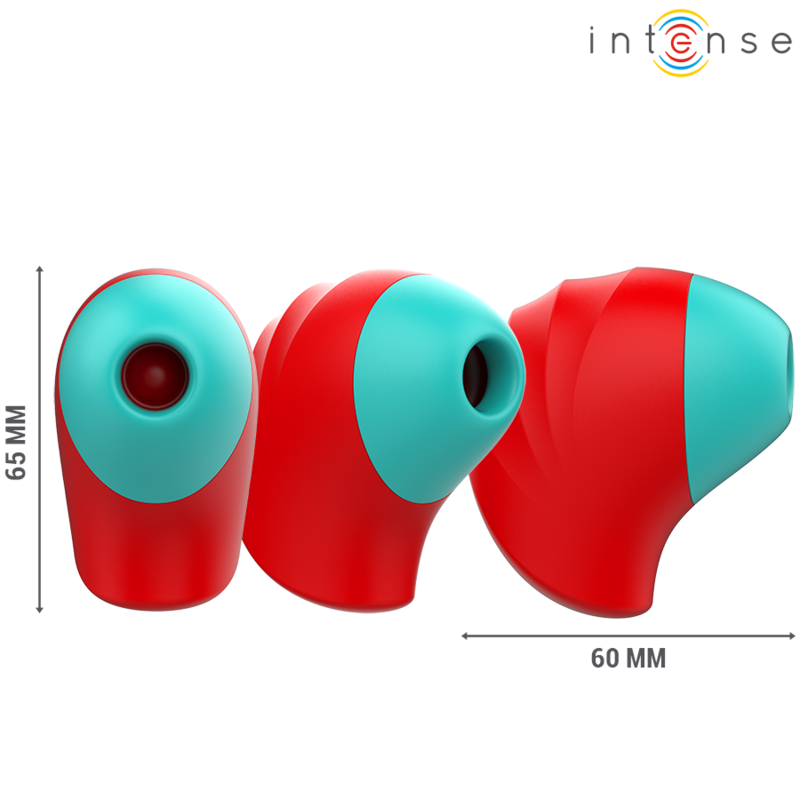 INTENSE - DONNIE CLITORAL STIMULATOR RED/GREEN 4 INTENSE - DONNIE CLITORAL STIMULATOR RED/GREEN - obrazek 4