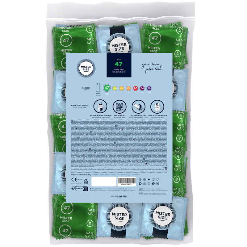 MISTER SIZE - CONDOM SIZE XS 47 MM (100 UNITS) 2 MISTER SIZE - CONDOM SIZE XS 47 MM (100 UNITS) - obrazek 2