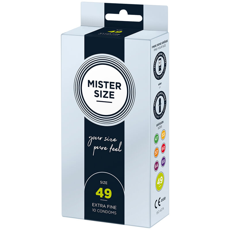MISTER SIZE - CONDOM SIZE S 49 MM (10 UNITS) 2 MISTER SIZE - CONDOM SIZE S 49 MM (10 UNITS) - obrazek 2