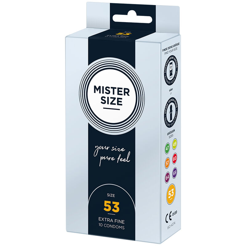 MISTER SIZE - CONDOM SIZE M 53 MM (10 UNITS) 2 MISTER SIZE - CONDOM SIZE M 53 MM (10 UNITS) - obrazek 2