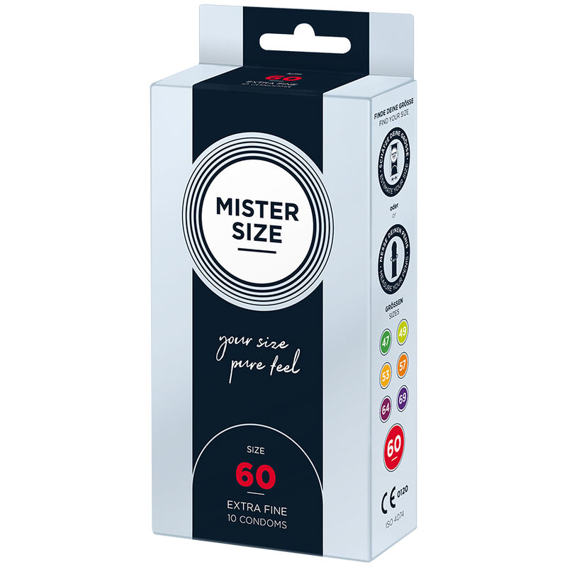 MISTER SIZE - CONDOM SIZE XL 60 MM (10 UNITS) 2 MISTER SIZE - CONDOM SIZE XL 60 MM (10 UNITS) - obrazek 2