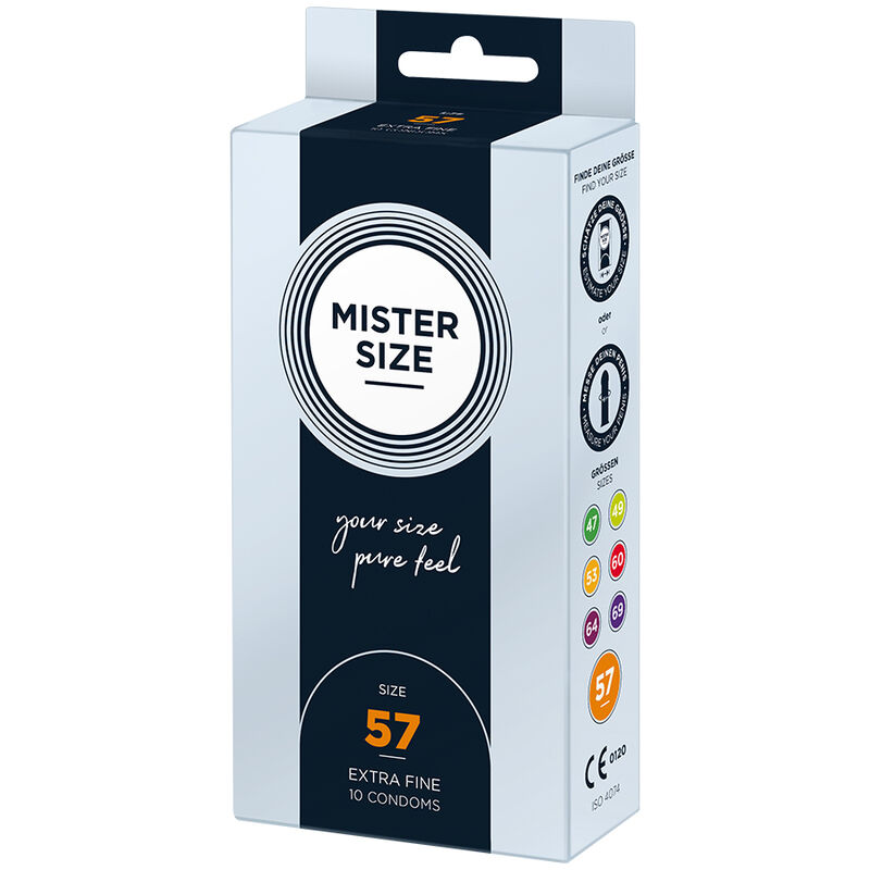 MISTER SIZE - CONDOM SIZE L 57 MM (10 UNITS) 2 MISTER SIZE - CONDOM SIZE L 57 MM (10 UNITS) - obrazek 2