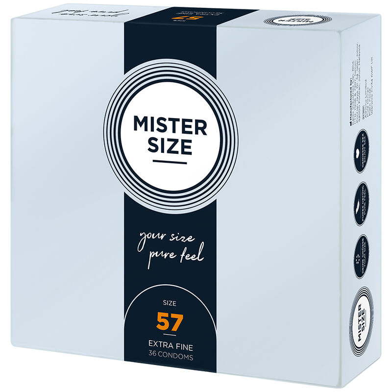MISTER SIZE - CONDOM SIZE L 57 MM (36 UNITS) 2 MISTER SIZE - CONDOM SIZE L 57 MM (36 UNITS) - obrazek 2