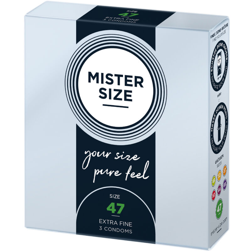 MISTER SIZE - CONDOMS SIZE XS 47 MM (3 UNITS) 2 MISTER SIZE - CONDOMS SIZE XS 47 MM (3 UNITS) - obrazek 2